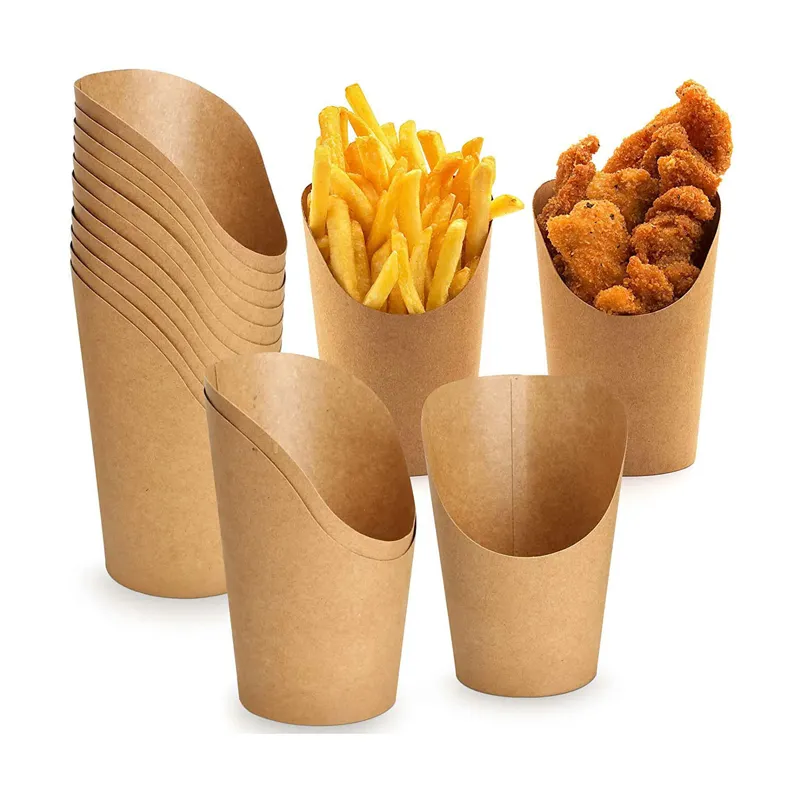 14 oz Kraft Charcuterie Cups with Cocktail Picks  2 Types  - Disposable Brown Paper Appetizer Cups  Popcorn Boxes