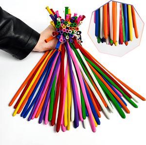 Damai ลูกโป่งยางสีสันยาวแบบผอมสำหรับลูกโป่งรูปสัตว์ลูกโป่งคุณภาพระดับพรีเมียมสำหรับงานปาร์ตี้งานคาร์นิวัลของเด็ก<span class=keywords><strong>มือใหม่</strong></span> - Product Image 5