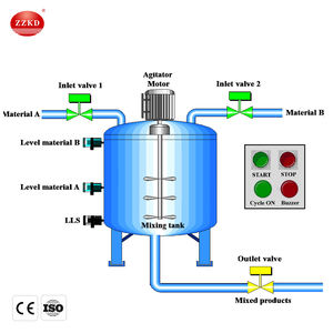 Stainless Steel Mixing Tank for Liquid Soap and Detergent, 500-2000L with Variable Speed Agitator - Product Image 3