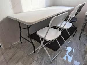 طاولة قابلة للطي من البلاستيك المصبوب للبيع الساخن، مناسبة للطعام في الهواء الطلق، تصميم عصري - Product Image 5