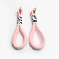 Pendentif breloque coréen TOLKA pour sacs et voitures, porte-clés et cadeau pour téléphone mignon avec cordon fluorescent, fait main en polyester