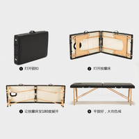 Mobilier de salon de beauté thaïlandais à bas prix table de spa de massage portable pliante et réglable lit pour la vente en gros