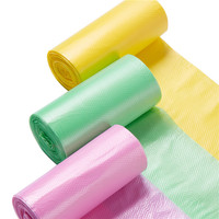 Sac poubelle jetable, 50 sacs à ordures en plastique Bio biodégradables, sachet à ordures plat personnalisé
