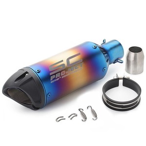 Huanglong 600/300 <span class=keywords><strong>Scorpio</strong></span> xe máy ống xả Thùng mới sửa đổi xe thể thao âm thanh phổ quát thép không gỉ roarin - Product Image 6