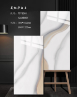 Haute qualité 600x1200mm Calacatta blanc or veines marbre porcelaine fritté pierre dalle carrelage