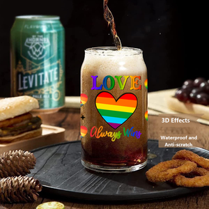 Pegatinas Personalizadas al por Mayor con Tema <span class=keywords><strong>LGBT</strong></span>, Resistentes al Agua, para Vasos de 16 oz, Transferencia de Calcomanías UVDTF, Envoltura para Vasos - Product Image 6