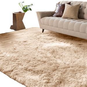 Silky Fluffy cotton <b>Carpet</b> Machine Made Modern Floral Design Non-Slip Various Colors <b>for</b> Living Rooms Bedrooms Offices <b>Cars</b> - Product Image 1
