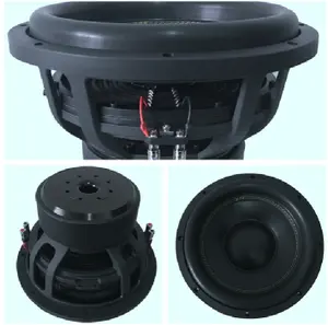 Tüm boyutları 12 "15" 18 inç çift 1 2 4 Ohm araç ses spl subwoofer hoparlör