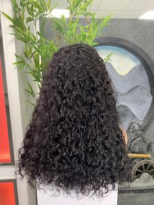 16 pulgadas 4X4 encaje agua onda líquido lleno movimiento mar ola peluca - Product Image 4