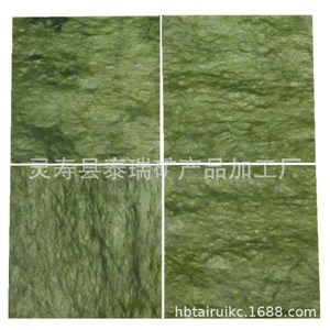 Dalles de jade vert 300x300mm, imitation pierre, texture, carreaux muraux intérieurs, comté de Lingshou, Hebei - Product Image 3