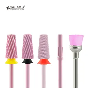 Cuticle Retail Pink Cuticle Drill Bit Set Limited Edition For Valentine's Day Manicure Pretreatment Newly Released Nail Bit