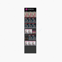 Présentoir amovible présentoir de magasin de beauté personnalisé présentoirs masque facial étagères de vente au détail préservatif produits pour adultes stands
