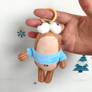 Pendentif de poupée en peluche <span class=keywords><strong>Bob</strong></span> éponge créatif mignon pour la décoration de sac à dos - Product Image 6