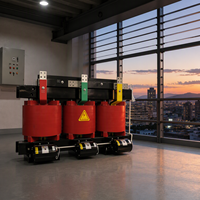 Transformateur sec en résine époxy OEM 200 kVA, 10 kV à 400 V, pour l'alimentation des aciéries, des mines et des usines chimiques