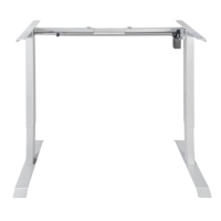Cadre de bureau électrique motorisé réglable en hauteur, ergonomique, à double moteur, pour coin de bureau, pour la maison et le bureau