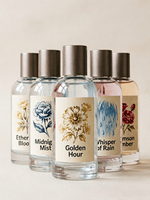 Eau de Parfum Personnalisée Fruité Floral Boisé Épicé Sodique Longue Durée Multi-Senteurs Agrumes Aquatiques Design Frais et Vibrant pour Jeunes et Tendance