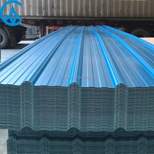 Long Span Color Coated Corrugated 3 Mm Thickness Large Asa Pvc Plastic Green Plastic Corrugated Roofing Sheets