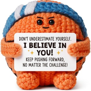 Balón de Baloncesto Tejido a Crochet con Tarjeta, Lindos <span class=keywords><strong>Regalos</strong></span> <span class=keywords><strong>para</strong></span> el Día del <span class=keywords><strong>Padre</strong></span>, Navidad, Pascua, San Valentín, Jubilación, <span class=keywords><strong>para</strong></span> Papá, Esposo - Product Image 3