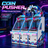 Machines de Jeux d'Arcade Pousse-Monnaies Personnalisées, Fourniture d'Usine pour Parcs d'Attractions, Garantie 1 An, Jeux à Monnayeur Pousse-Monnaies