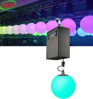 Boule de treuil LED Dmx 3D, lumière cinétique
