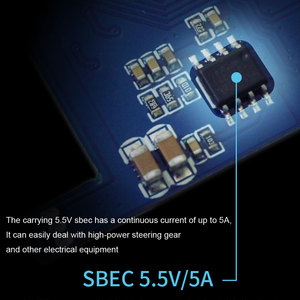 FLYCOLOR 90A ESC Brushless 2-6S LiPo 5.5V 5A BEC Impermeabile Regolatore di Velocità Marino per Barche <span class=keywords><strong>RC</strong></span>, UAV e Multicotteri - Product Image 5
