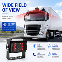 Sistema de Seguridad Universal para Vehículos Comerciales Directo de Fábrica, Cámara para Camiones de Servicio Pesado 1080P IP68 con Carcasa Metálica Impermeable Trasera