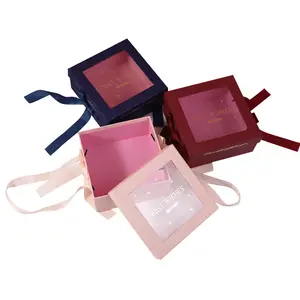 Jewelry Box Cardboard Rose In Diwali Boxes Cosmetics Luxury Jewelry Packaging