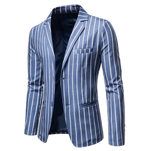 Blazer da uomo autunno moda quotidiano monopetto <span class=keywords><strong>stile</strong></span> Casual Blazer Casual <span class=keywords><strong>stile</strong></span> sciolto <span class=keywords><strong>abbigliamento</strong></span> <span class=keywords><strong>maschile</strong></span> - Product Image 2