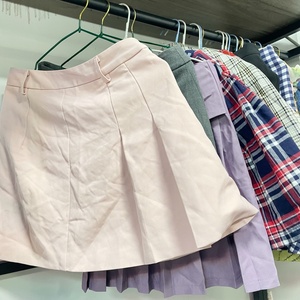 Compra al por Mayor con Descuento de Ropa Usada, Lote de 100~1000 Piezas de Falda Plisada Romántica con Estampado Floral Dulce, <span class=keywords><strong>Rosa</strong></span> y Blanca - Product Image 6