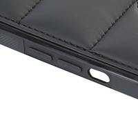 Étui de téléphone personnalisé Funda de piel cuero 3D en duvet de coton PU pour iPhone 14 13 12 Pro 11