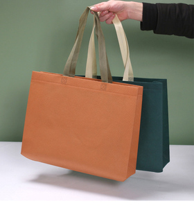 Sac de courses robuste <span class=keywords><strong>en</strong></span> non-tissé, imperméable et laminé, réutilisable, avec poignées renforcées pour les aliments frais - Product Image 3