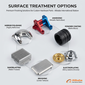 Servizio di Fresatura CNC a 5 Assi di Alta Precisione per Parti in Alluminio 6061 7075 Anodizzato, Componenti Aerospaziali ed Elettronici - Product Image 4