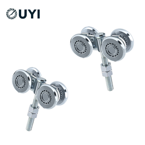 4 roulettes pour portail à cantilever, portail suspendu blanc, galvanisé, zinc, roues de portail automatiques, <span class=keywords><strong>chariot</strong></span> de <span class=keywords><strong>porte</strong></span> <span class=keywords><strong>coulissante</strong></span> - Product Image 1