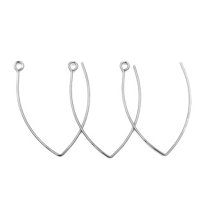 Stainless Steel V-Shaped Ear <b>Hooks</b> 30-40mm DIY <b>Earring</b> Accessories Large Jewelry Findings - Product Image 4