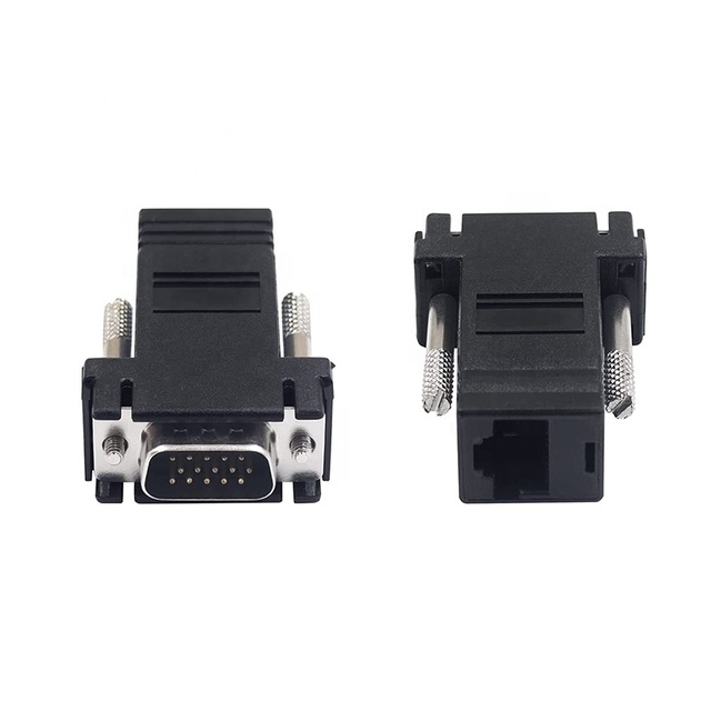 VGA Extender Utp Cat5/5e/6 VGA to Lan Cat5 Cat5e Cat6 Extender Converter Adapter