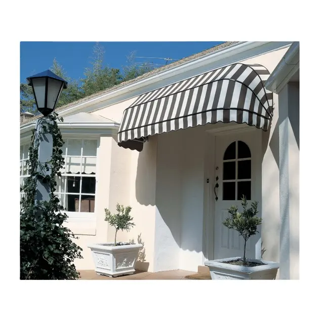 Dutch Hood Waterproof Gaya Eropa Aluminium Arm Windows Awning