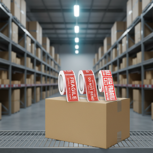 <b>Strong</b> Adhesive Waterproof Handle with Care Fragile Shipping Warning Labels Paper Material Stickers for Supermarket <b>Boxes</b> - Product Image 4