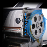 LE 1500W 220V Machine à pâtes électrique commerciale en acier inoxydable pour la fabrication de nouilles Rouleau de pâte Machine à découper les nouilles