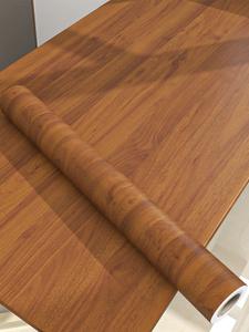 Feuille de PVC gaufrée écologique pour panneau mural, film décoratif à effet bois, prix d'usine - Product Image 2