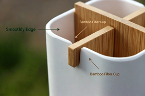 Organizador de Cocina Biodegradable de Bambú al por Mayor con Separador de Bambú para Baño <span class=keywords><strong>y</strong></span> Oficina - Product Image 5