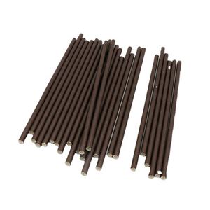 Pailles en papier colorées écologiques recyclables en vrac ou emballées individuellement pour le jus - Product Image 1