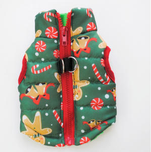 Jaket <span class=keywords><strong>Vest</strong></span> Anjing Peliharaan Musim Dingin Pakaian Hangat Hewan Peliharaan Tahan Air Pakaian Anak Anjing Isi dan Tebal Mantel dan Jaket Anjing - Product Image 5