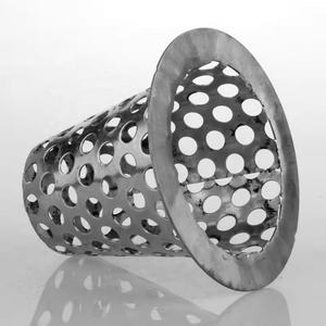 Filtre en maille perforée cylindrique en acier inoxydable <span class=keywords><strong>avec</strong></span> services de soudage, de pliage et de découpe - Product Image 3