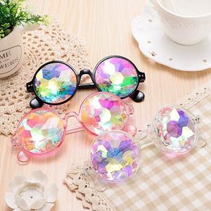 Disco mosaico di <span class=keywords><strong>occhiali</strong></span> da sole con montature rosse e rosa caleidoscopio per feste <span class=keywords><strong>occhiali</strong></span> da vista Lentes De Sol - Product Image 4