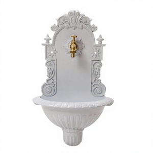 Artisanat Métal Mur Fontaine Avec Bassin Pas Cher Prix Décoratif Jardin Mur Décor Fontaines Événement Fournitures Fabriqué En Inde - Product Image 1