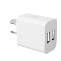 Chargeur de voyage portable 2 ports, protection OVP ignifuge, norme australienne 5V 2A, pour téléphone portable, montre connectée et appareil photo