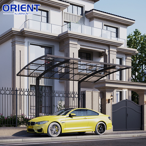 Abri de voiture en aluminium à pente unique, imperméable et pare-soleil - Product Image 3