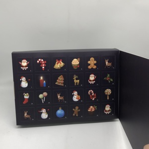 Boîte cadeau en papier <span class=keywords><strong>de</strong></span> <span class=keywords><strong>Noël</strong></span>, boîte <span class=keywords><strong>de</strong></span> calendrier <span class=keywords><strong>de</strong></span> l'avent pour l'emballage <span class=keywords><strong>de</strong></span> biscuits et <span class=keywords><strong>de</strong></span> <span class=keywords><strong>chocolats</strong></span> - Product Image 3