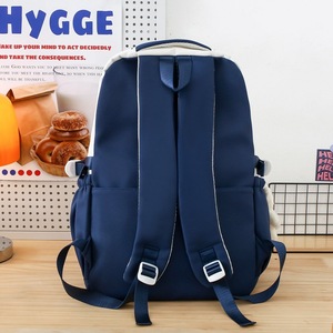 Student schoolbag women's korean style ins large capacity junior high <b>school</b> student <b>backpack</b> color block campus bookbag - Product Image 6