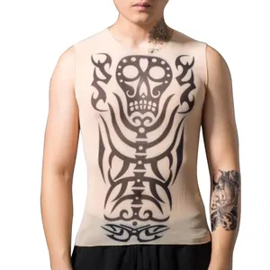 T-shirt tatouage sans manches Tablier tatouage